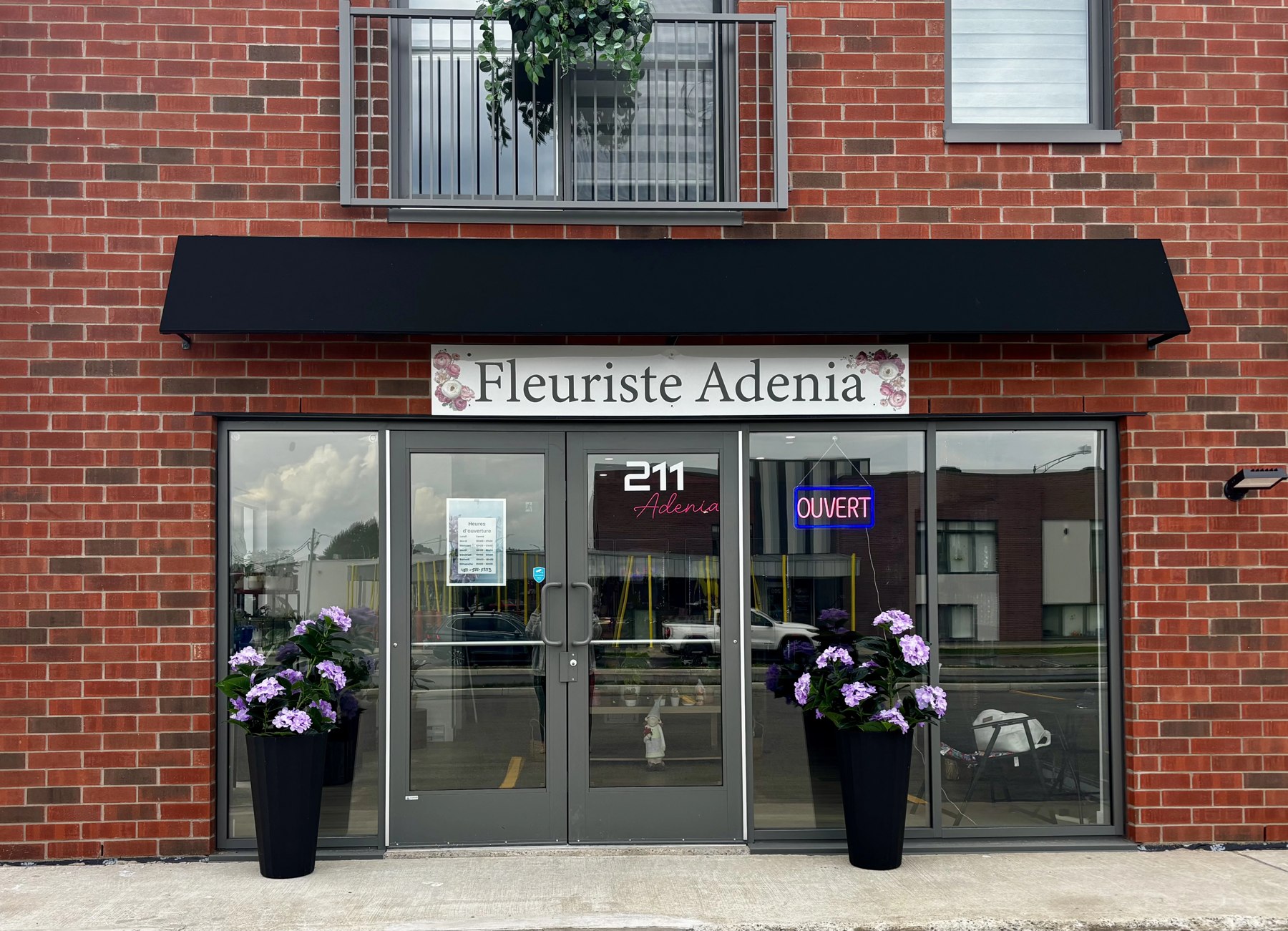 Façade de Fleuriste Adenia à L'Épiphanie