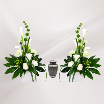 Composition Blanc & Vert — Duo