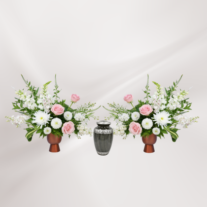 Composition Rose & Blanc — Duo