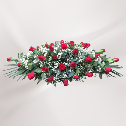 Gerbe de Cercueil Rouge